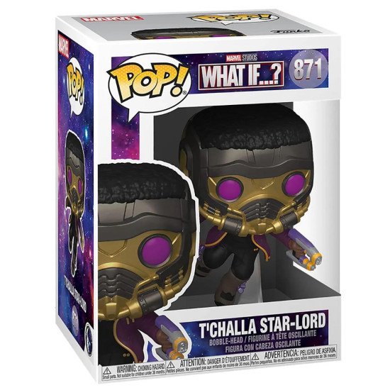Funko Pop! Star-Lord T'Challa (What If) Funko Pop! Star-Lord T'Challa (What If)